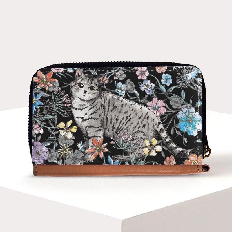 Coin & Pass Case American shorthair - Wallets - Faux Leather 