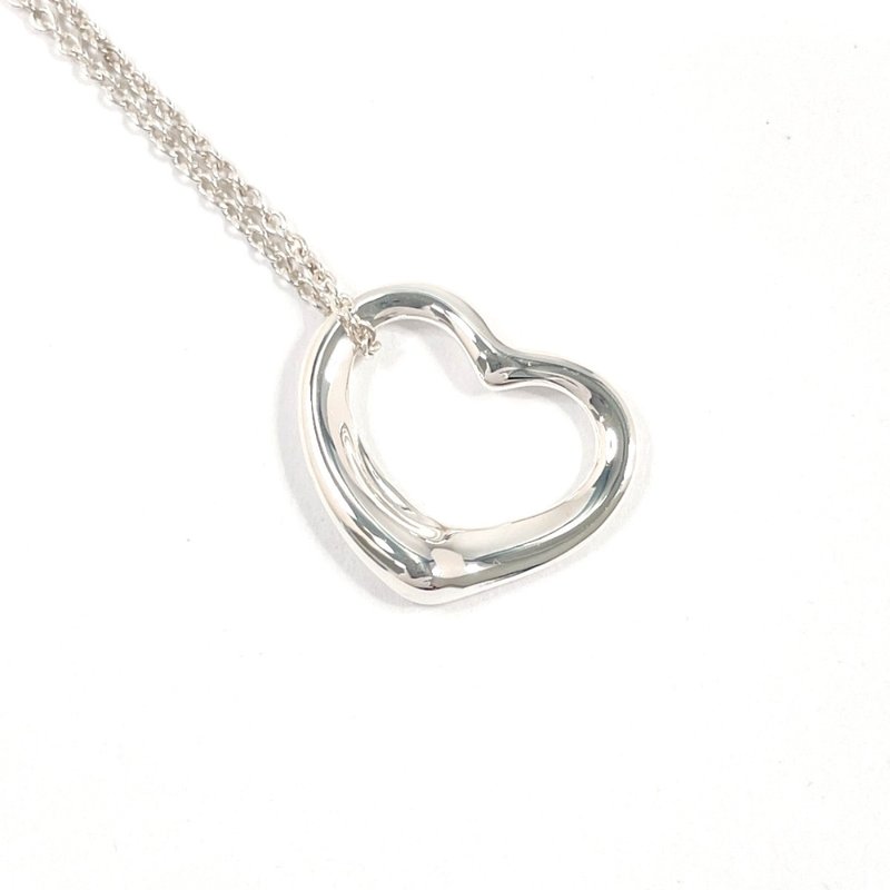 【日本直送 中古美品】ティファニー TIFFANY&Co. ネックレス オープンハート エルサペレッティ シルバー925 アクセサリー - 項鍊 - 純銀 銀色