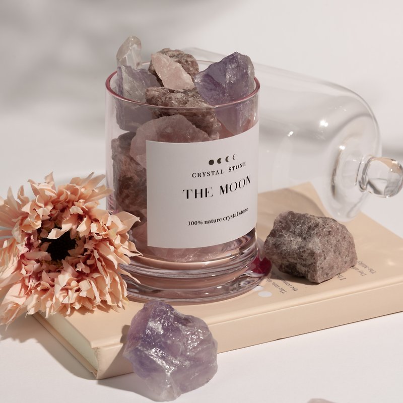 THE MOON Blossom Time // Moon Sun Mine Diffuser Gift Box - Fragrances - Crystal Pink