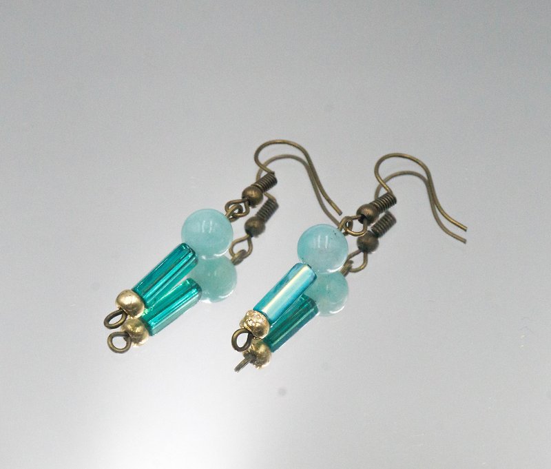 Handmade Earrings - Earrings & Clip-ons - Gemstone Blue