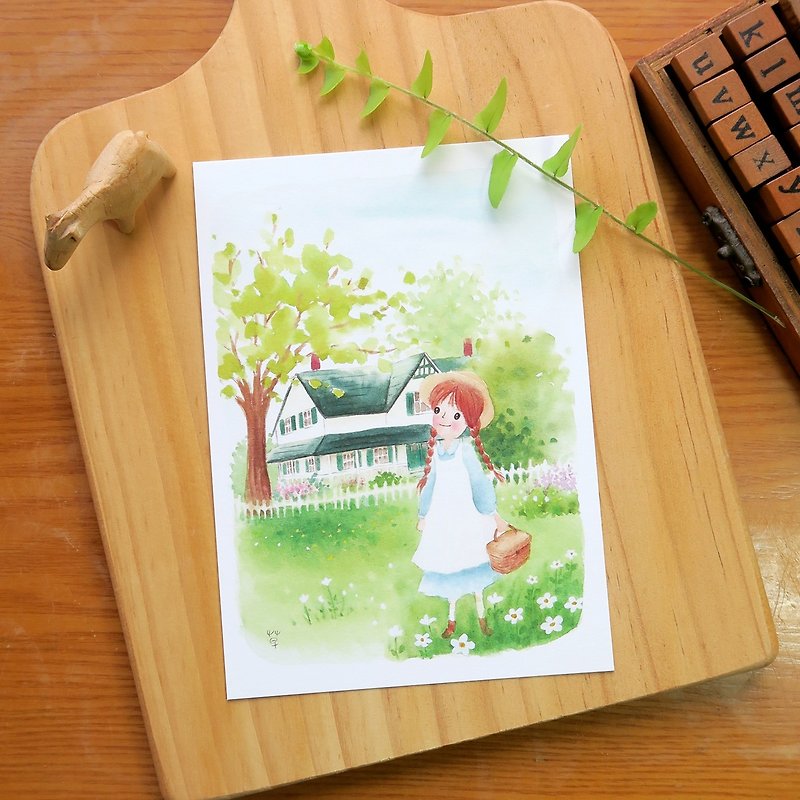 Anne of the Green House postcard - Cards & Postcards - Paper Green