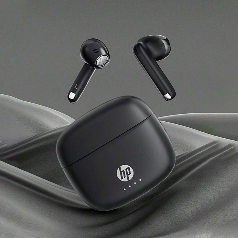 HP H10J True Wireless Waterproof Bluetooth Headphones - Matte Black - Headphones & Earbuds - Other Materials 