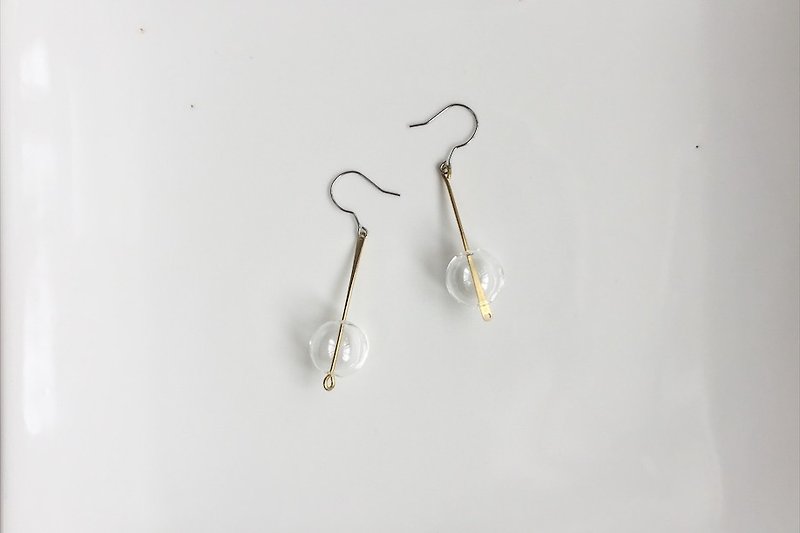 Another bubble earring - Earrings & Clip-ons - Other Metals Transparent