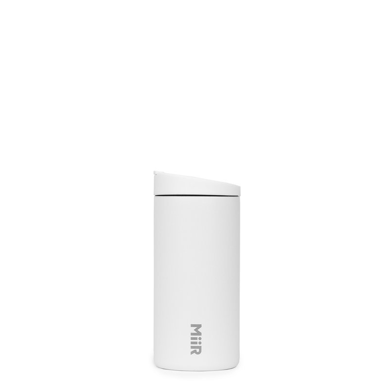MiiR 雙層真空 保溫/保冰 易開蓋 旅行 隨身瓶 12oz/354ml 時尚白 - 保溫瓶/保溫杯 - 不鏽鋼 白色