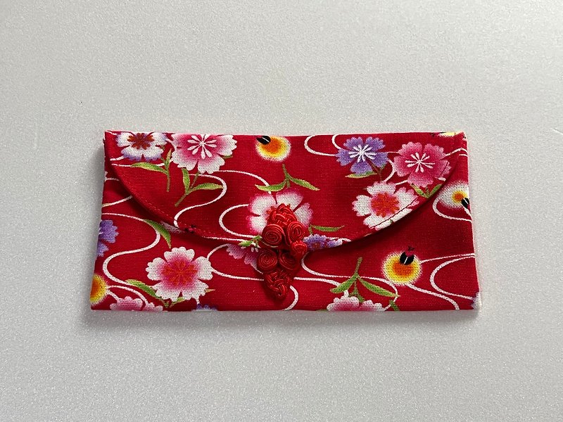 Cloth red envelope bag - happy firefly flower style - Other - Cotton & Hemp 