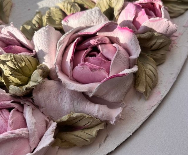 3D 花の絵画バラの絵画彫刻絵画花のアート - ショップ
