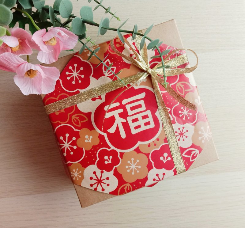 Tianyu Zhenzang Happy New Year Gift with Red Packet Bag_Tea Leaves and Tea Bags with Sweet Traditional Oolong Tea Craftsmanship - Tea - Plants & Flowers Pink