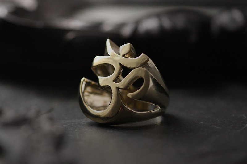 Ohm Ring Version Two by Defy/Sign Ring. - General Rings - Other Metals 