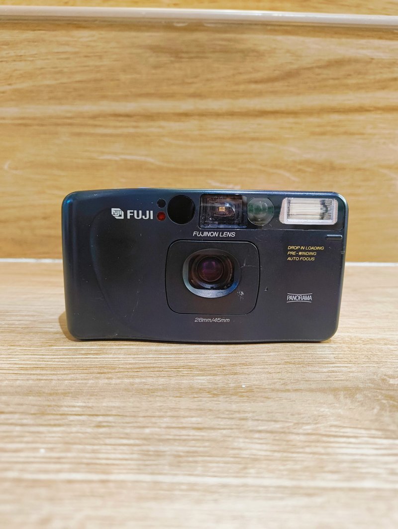 [135 film camera] 60% new FUJI CARDIA Travel Mini Dual P dual fixed focus - กล้อง - พลาสติก สีดำ