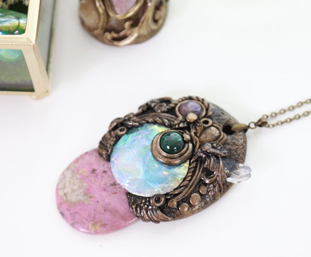 Rhodochrosite Pendant - XLarge Stone