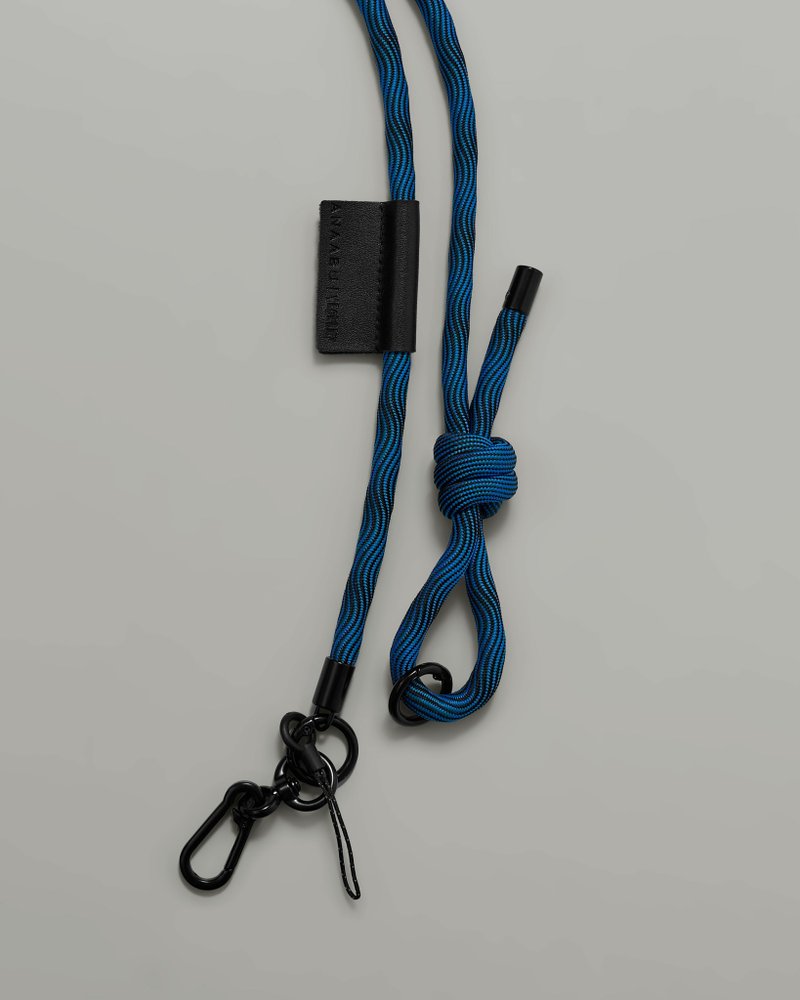 Unisex: The Paracord Strap (Blue Swirl) - 其他 - 聚酯纖維 藍色
