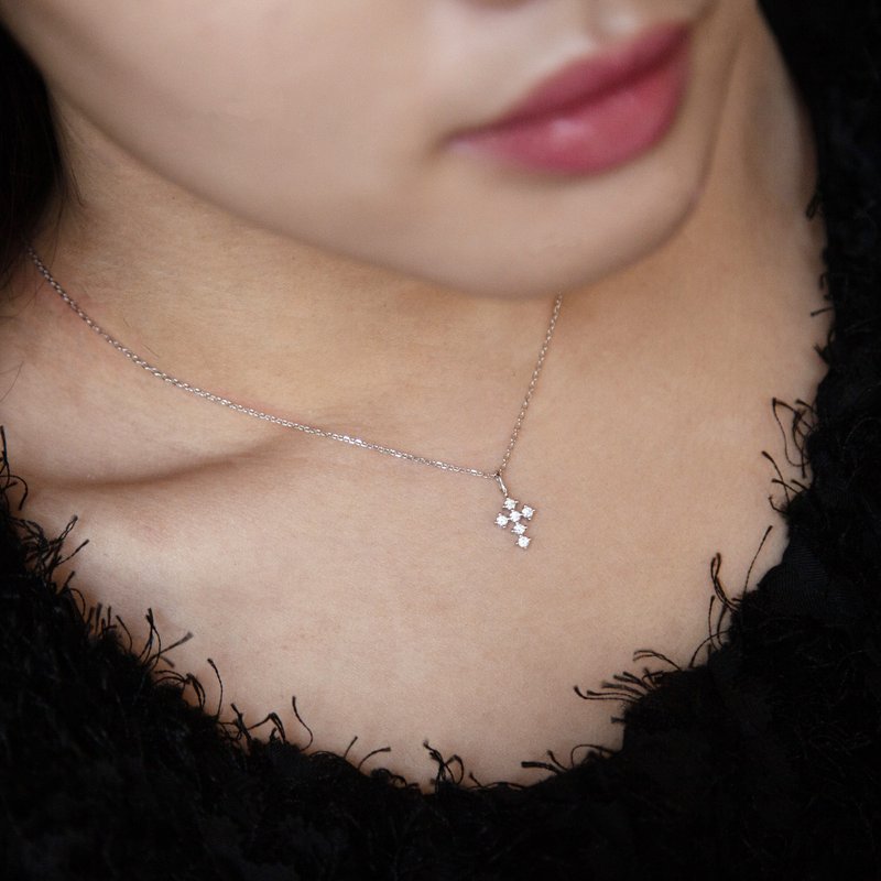 Exquisite Cross Necklace | Light Luxury Series | Exquisite. All-match. Zirconium Diamond - สร้อยคอ - เงินแท้ 