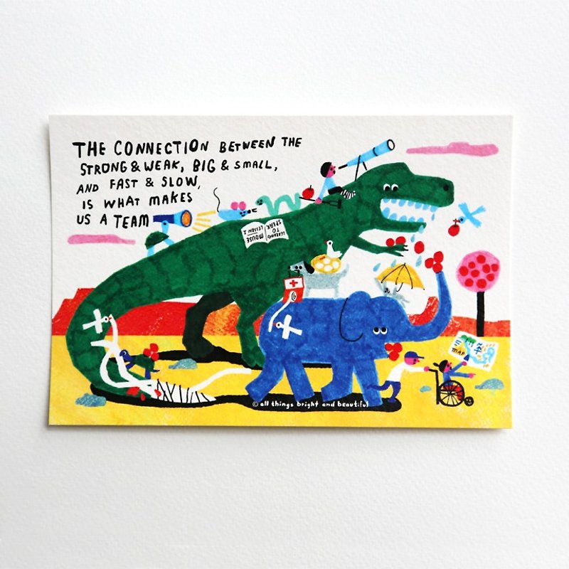 Team Postcard - Cards & Postcards - Paper Multicolor