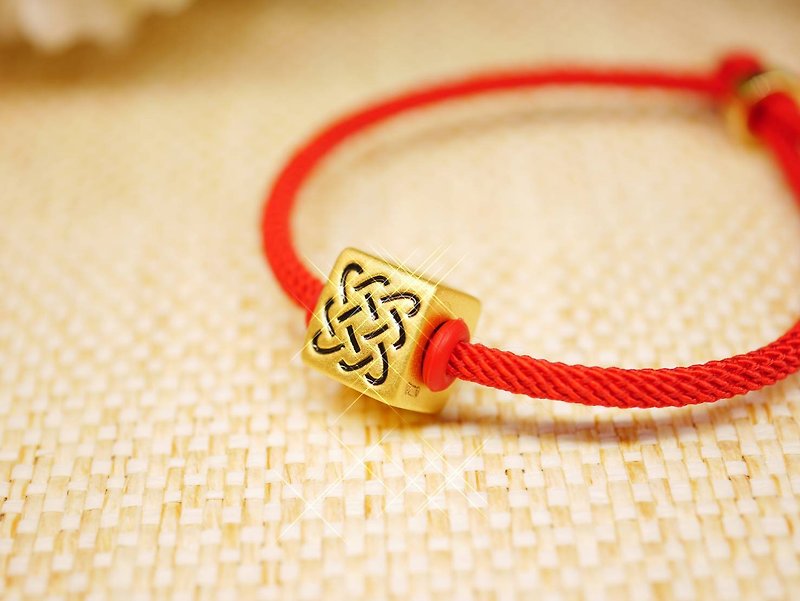 Gold Bracelet-Guardian Totem Gold Ornament-Gold 9999 (Gift Milan Bracelet) - สร้อยข้อมือ - ทอง 24 เค สีทอง