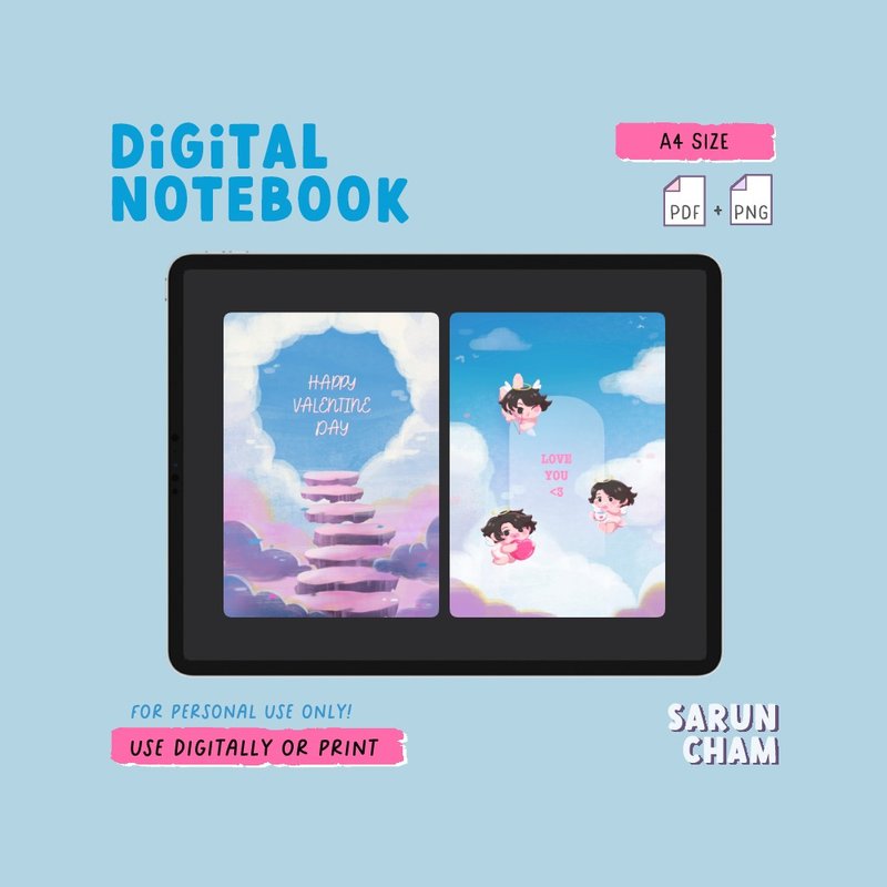 Digital notebook - Angel of love - 電子手帳及素材 - 其他材質 