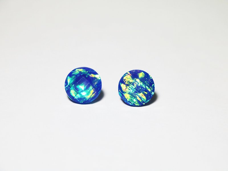 Blue Tears - Handmade Earrings - Earrings & Clip-ons - Plastic Blue
