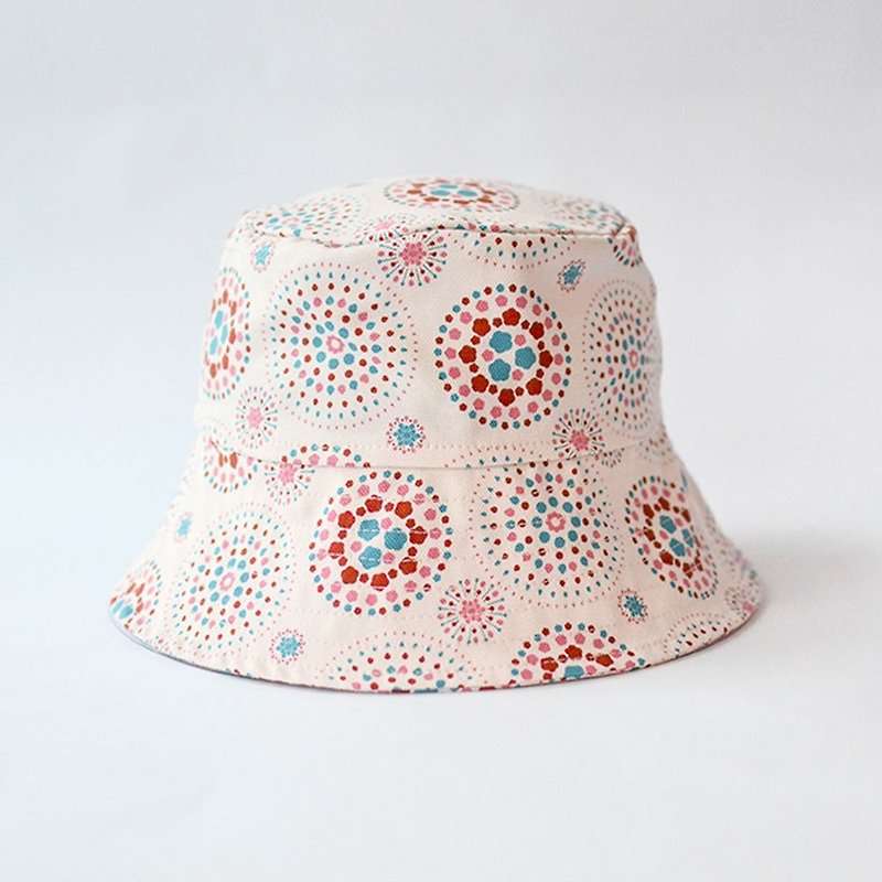 Fisherman Hat / Firework / Gorgeous Pink - หมวก - ผ้าฝ้าย/ผ้าลินิน 