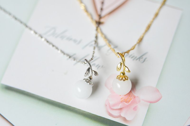 Blooming Beauty - 925 Silver Breast Milk Jewelry Necklace - สร้อยคอ - เงิน สีเงิน