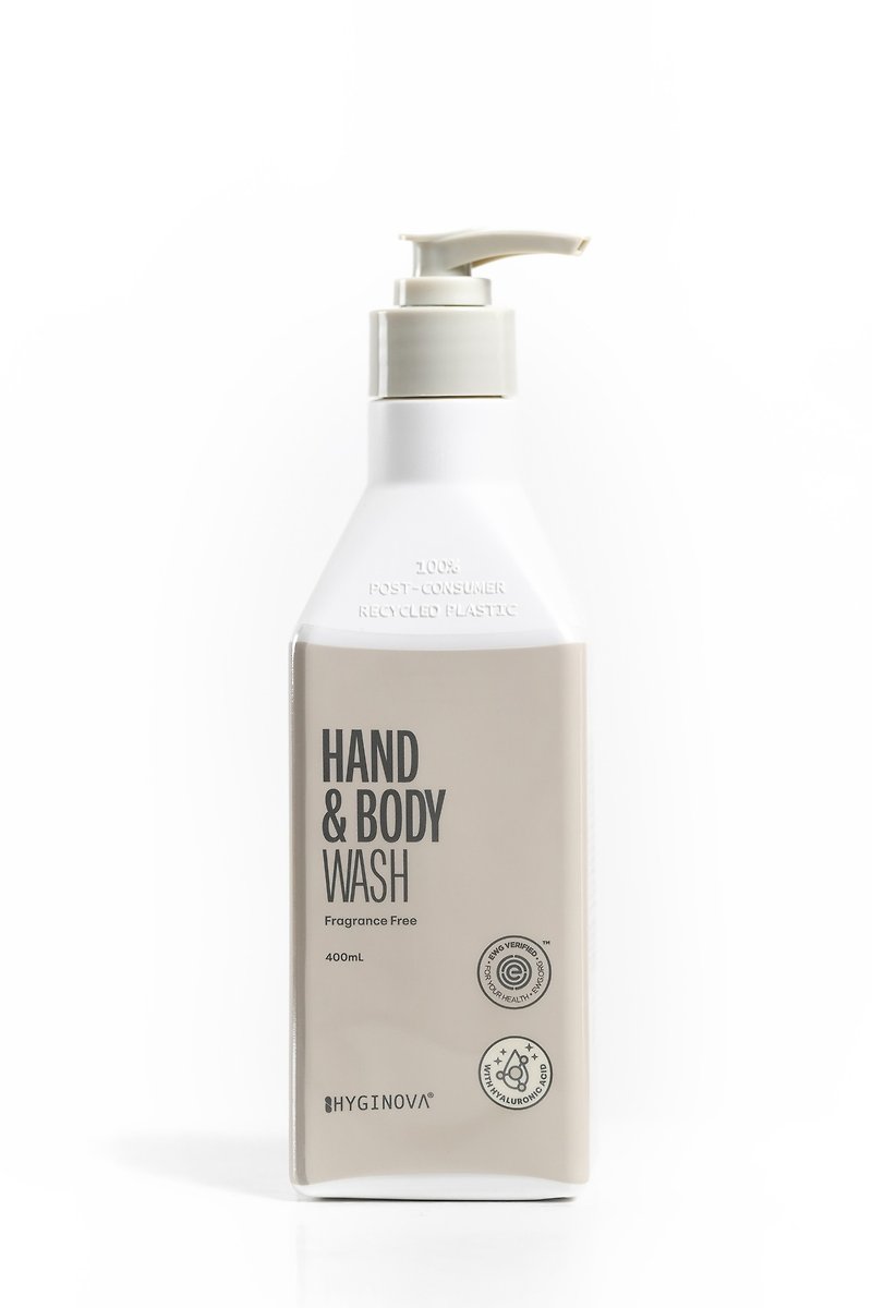 HYGINOVA Hand and Body Wash, fragrance-free - Hand Soaps & Sanitzers - Eco-Friendly Materials Transparent