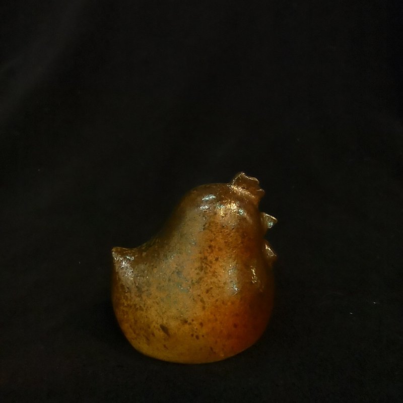ニワトリの干支人形ティーペットデコレーションマスコット - 急須・ティーカップ - 陶器 多色