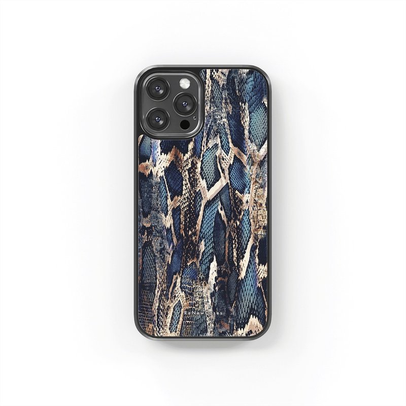 【Pinkoi Exclusive】Eco-Friendly Recycled Materials Shockproof 3 in 1 Phone Case - เคส/ซองมือถือ - วัสดุอีโค สีน้ำเงิน