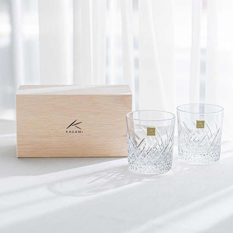 【結婚禮物】閃耀威士忌對杯/KAGAMI - 酒杯/酒器 - 玻璃 透明
