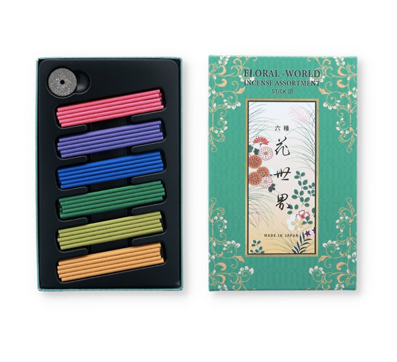 Six kinds of flower world incense sticks set Floral World 【Shoeido Perfume Fragrance Flower World Series】 - Fragrances - Concentrate & Extracts 