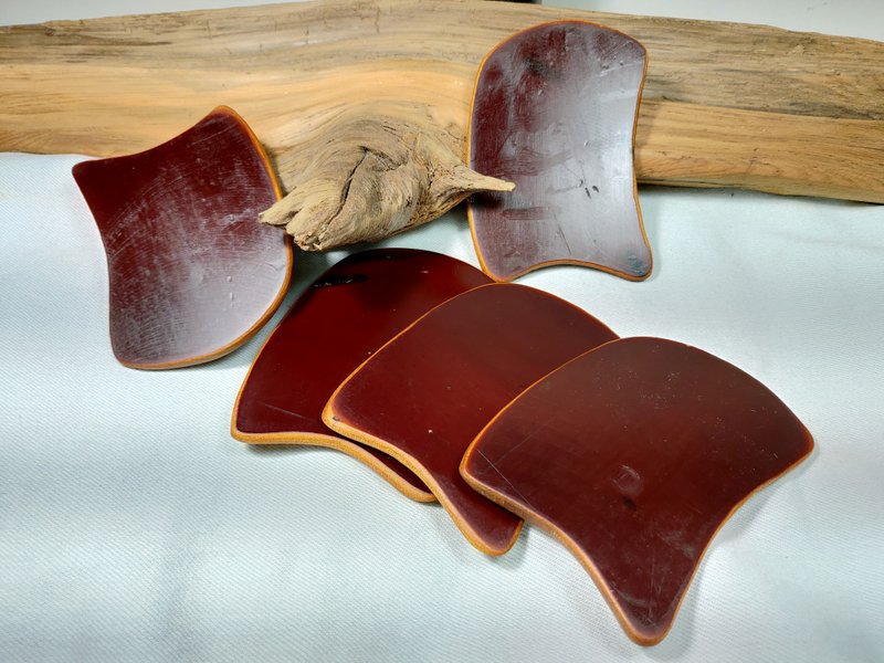 Taiwan Xiao Nan Gua Sha board with original paint finish - อื่นๆ - ไม้ 