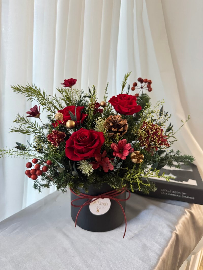 永生花桌花 祝賀花禮 開幕花禮 盆花 - 乾燥花/永生花 - 植物．花 