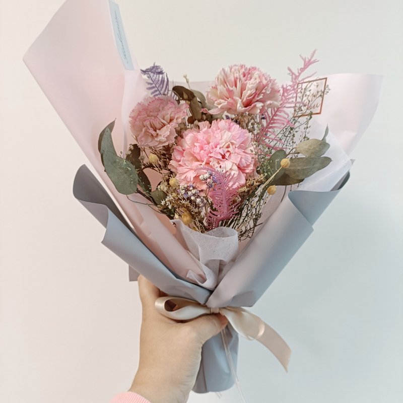 永生玫瑰康乃馨 情人節生日工商企業贈品課程七夕情人節花束中秋 - 乾燥花/永生花 - 植物．花 多色