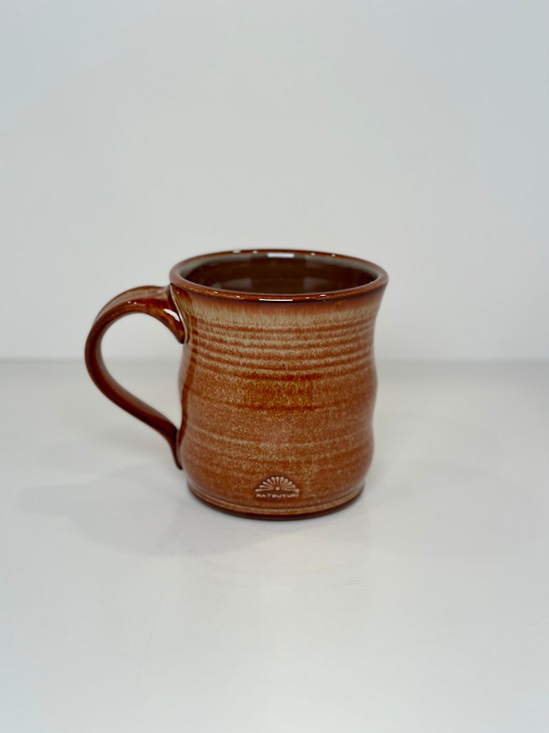 HEITO POTTERY Alba red earthenware mug - Mugs - Pottery Multicolor