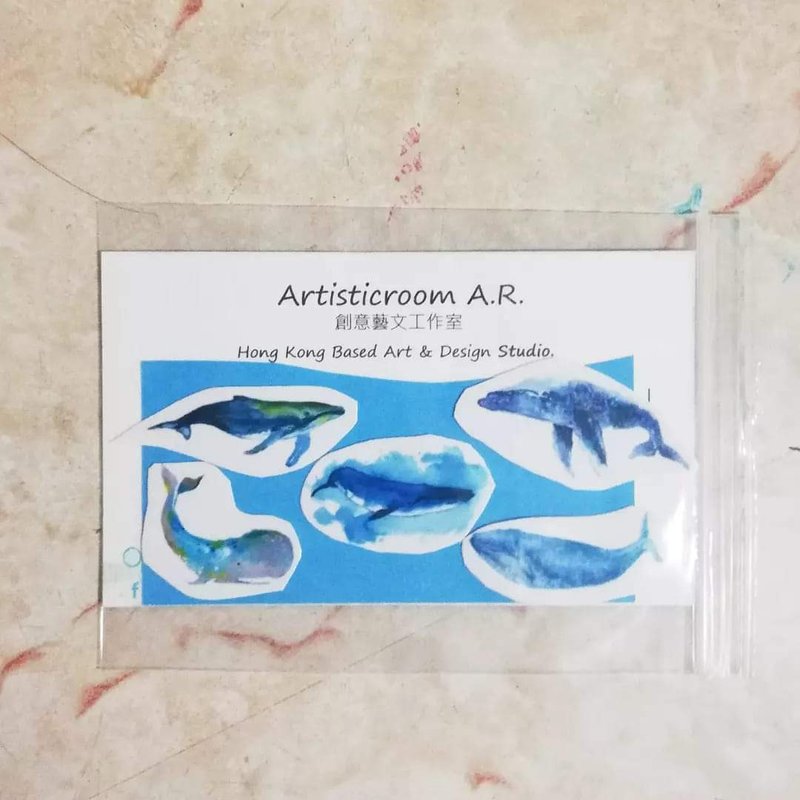 補運費商品 - 鯨魚水印紋身貼紙no. 4 - 非實體商品 - 其他材質 