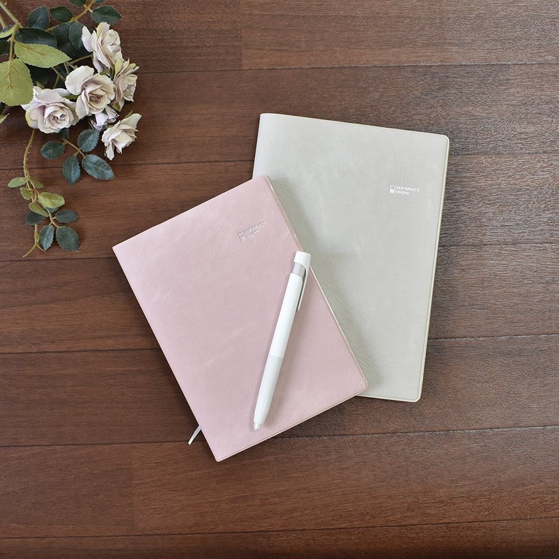 Planner starting in January 2025 A5 B6 Separate Diary Natural Cover - Notebooks & Journals - Paper Pink