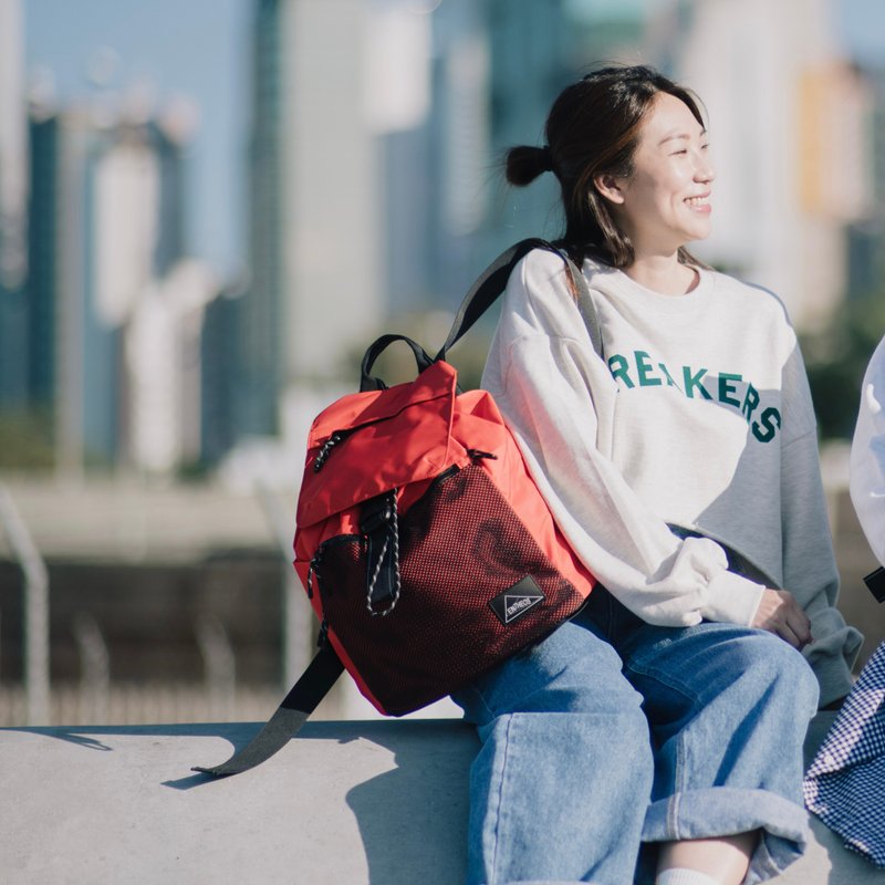 MATT背包 - 後背包/背包/書包 - 環保材質 紅色
