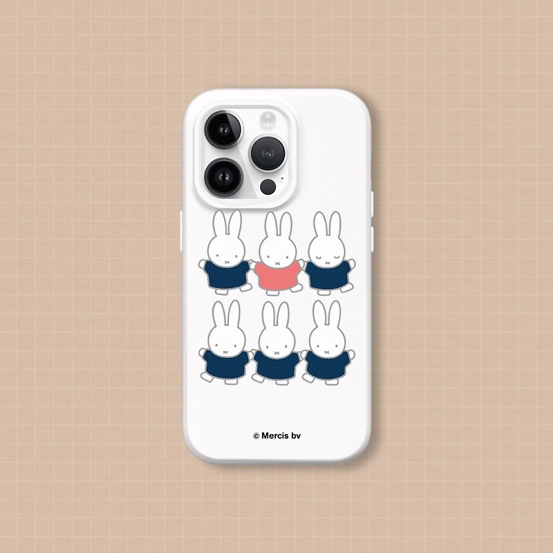 【Pinkoi x miffy】SolidSuit classic anti-fall back phone case-all Miffy - อุปกรณ์เสริมอื่น ๆ - พลาสติก หลากหลายสี