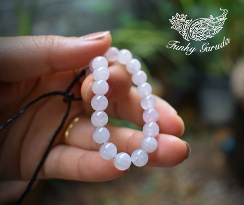 ★Feminine radiance★ Pink scent★Rose quartz bead bracelet bb016 - Bracelets - Gemstone 