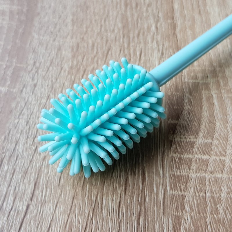 BOTTLE CLEANING BRUSH- BLUE - Pitchers - Silicone Blue