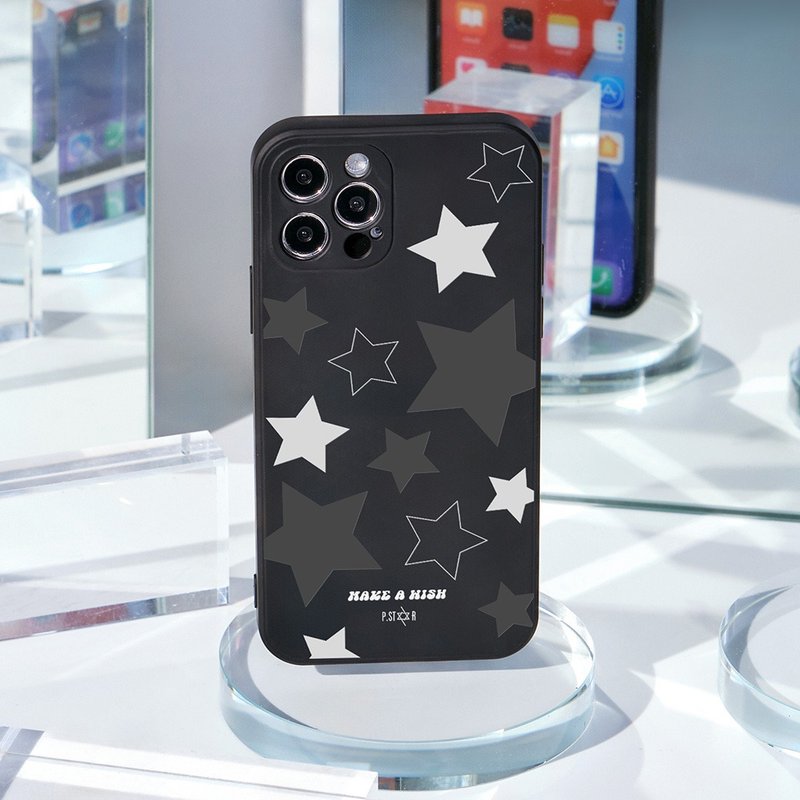 P.STAR Make a Wish純色矽膠iPhone手機殼 - 手機殼/手機套 - 矽膠 黑色