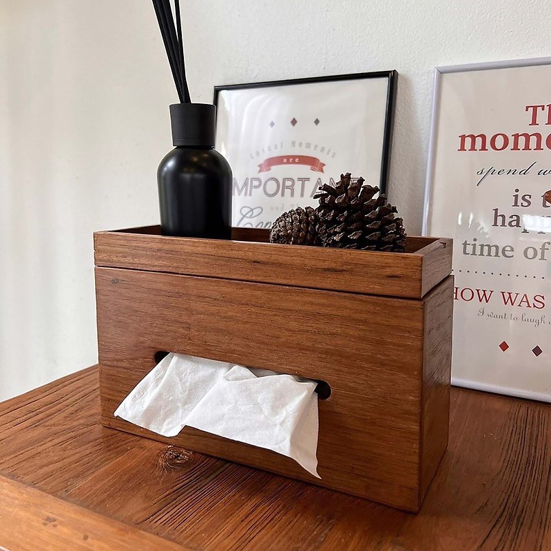 紙巾盒木質紙巾盒洗漱紙巾盒 - 紙巾盒 - 木頭 