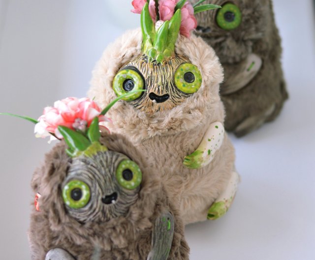 ぬいぐるみと陶器のおもちゃ |狂気の初花 - ショップ Doohigor 人形