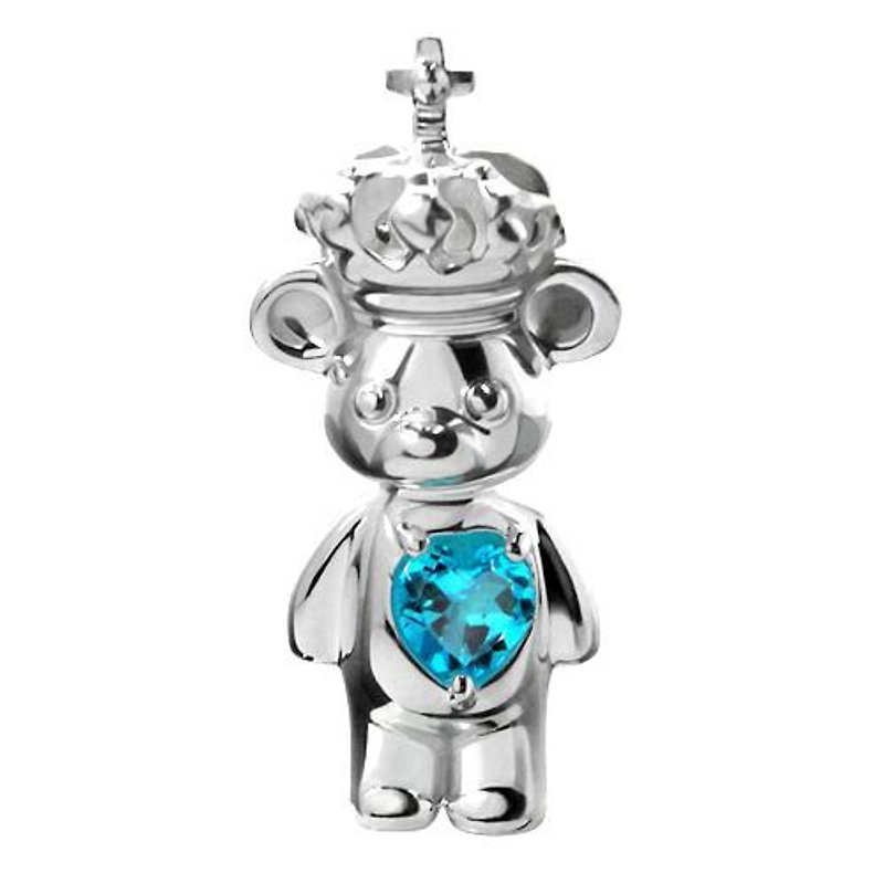 Guardian-Sweetheart Bear-Wang Xiang - Necklaces - Other Metals 