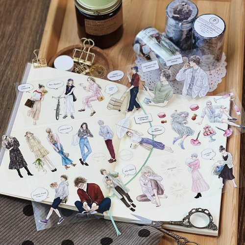 ちちちち // MAGZINE STYLE no.2 // 光沢PETテープ 7.5cm