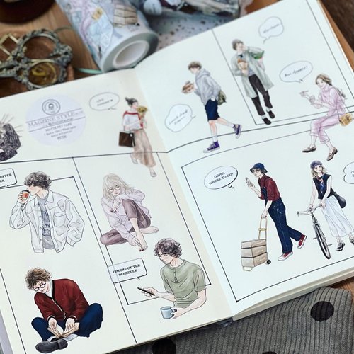 ちちちち // MAGZINE STYLE no.2 // 光沢PETテープ 7.5cm