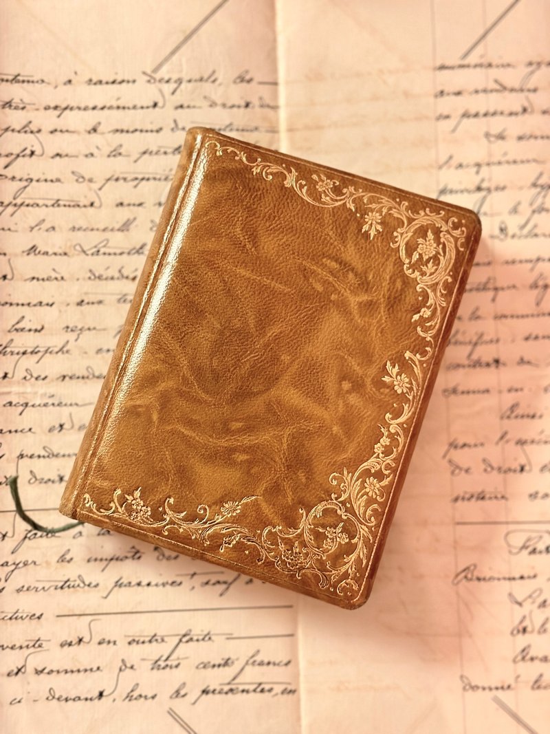 S售 法國1900s古董百年皮革彌撒書French antique leather missal - 其他 - 紙 