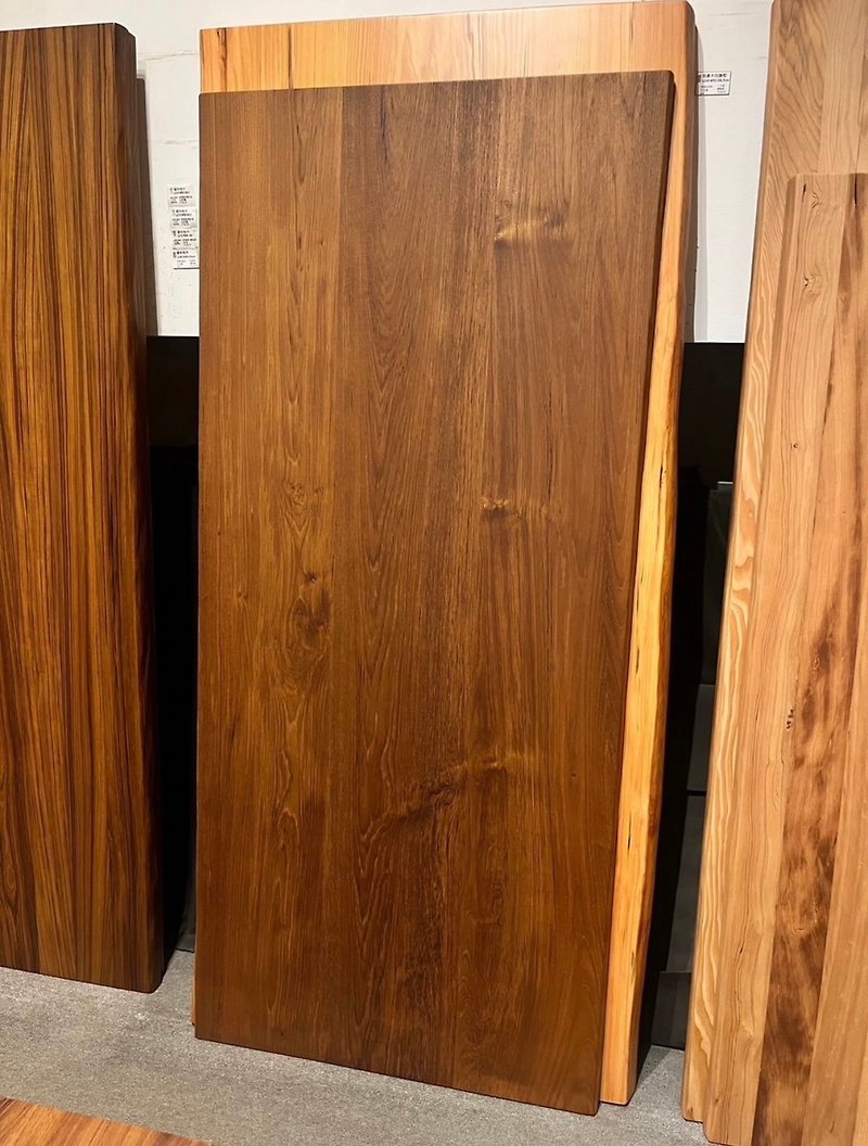 Xie Mumu Studio ビルマチークの木ほぞ継ぎ 198 (長さ) 89 (幅) 3 (厚さ) 丸太テーブルボード - その他の家具 - 木製 