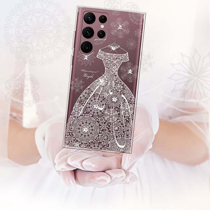 apbs Samsung Galaxy S系列 防震雙料水晶彩鑽手機殼-禮服多鑽透 - 手機殼/手機套 - 其他材質 多色