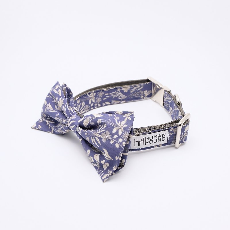 JAPANESE FLORAL COLLAR - Collars & Leashes - Paper Blue
