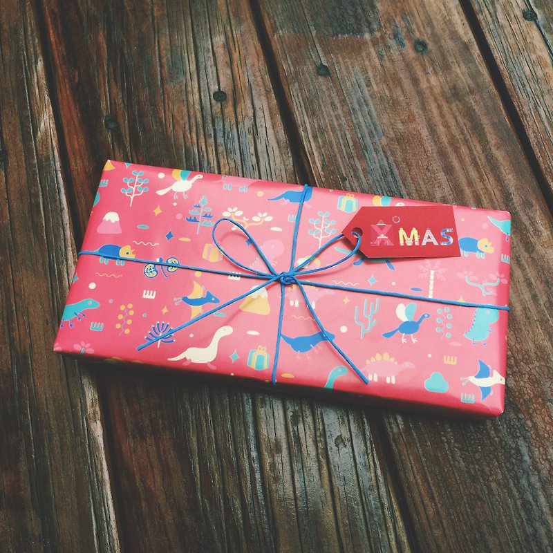 紙 包裝材料 紅色 - [寂寞星球2.0] 禮物包裝標籤 - 10入