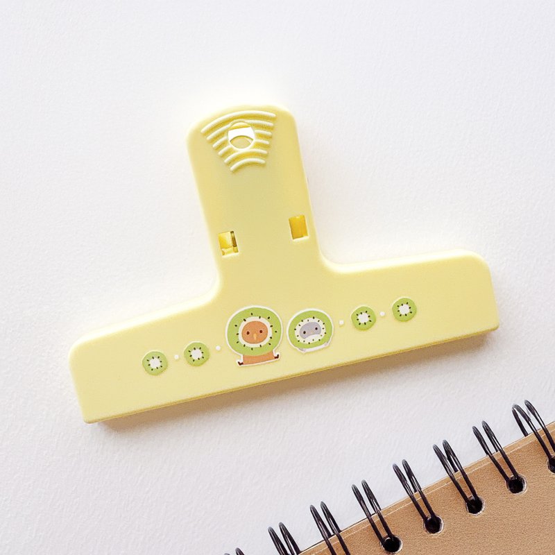 【Pinkoi 限定先行販售】變身奇異果奇異鳥君 大型夾子 - 其他 - 塑膠 黃色