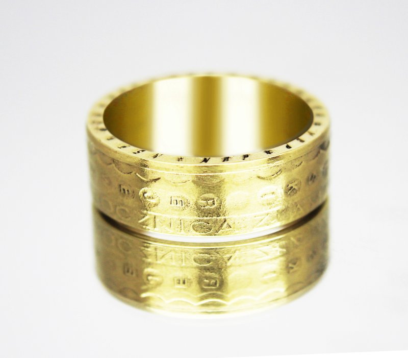 Poland Coin Ring 2 zł 2007 coin rings for men coin rings for women woman gift - แหวนทั่วไป - โลหะ 